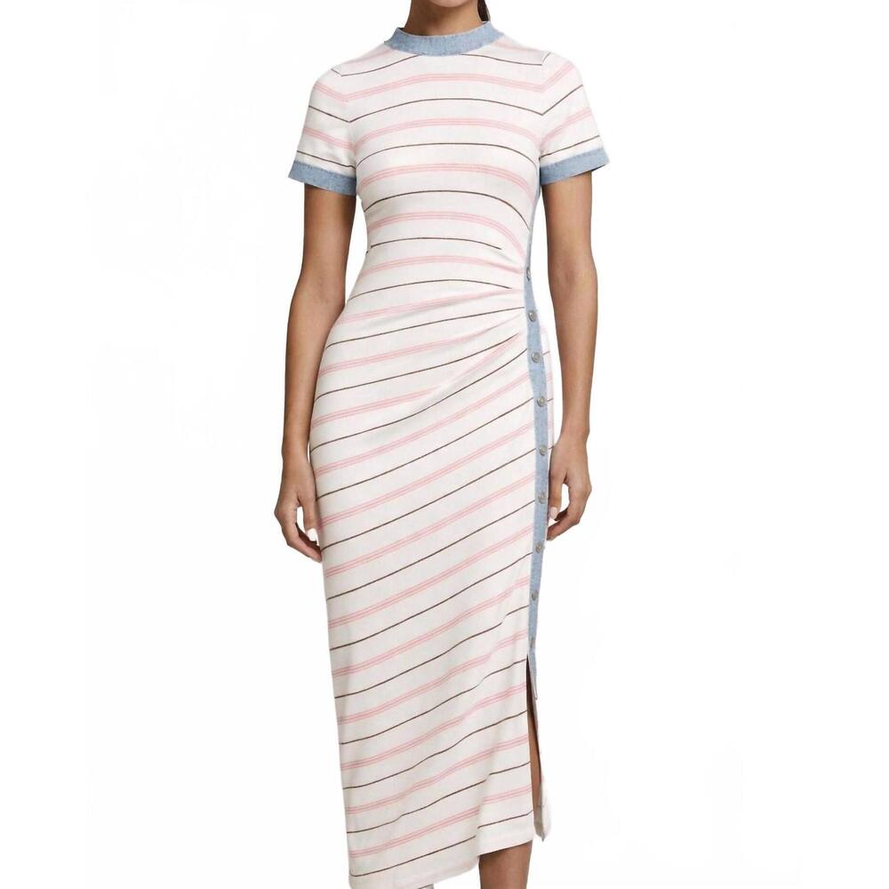 NEW RIVIR jimena midi dress in white